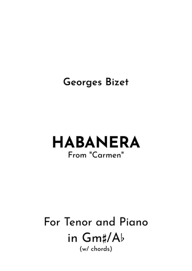 Habanera (arr. Jireh J.)