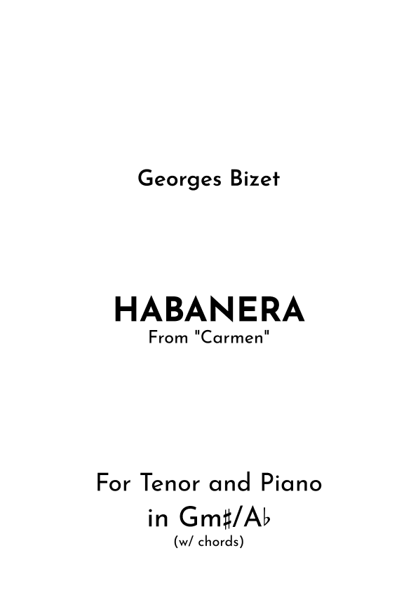 Habanera (arr. Jireh J.)