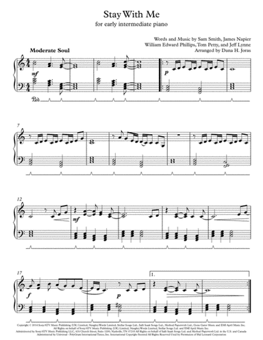 Stay With Me (arr. Dana H. Joras)