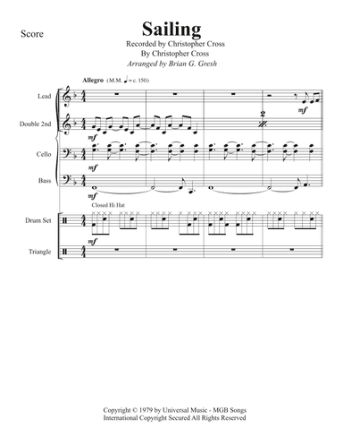 Sailing (arr. Brian G. Gresh)