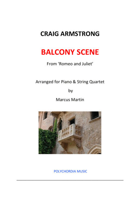 Balcony Scene (arr. Marcus Martin)