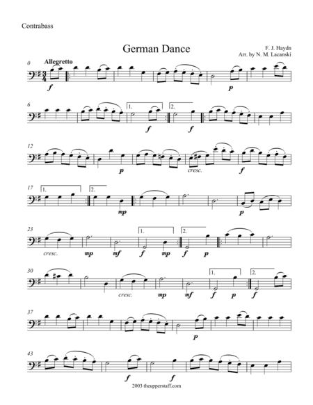 German Dance (arr. Nick Lacanski)