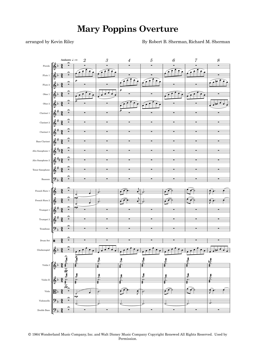 Mary Poppins: A Symphonic Fantasy (arr. Kevin Riley)