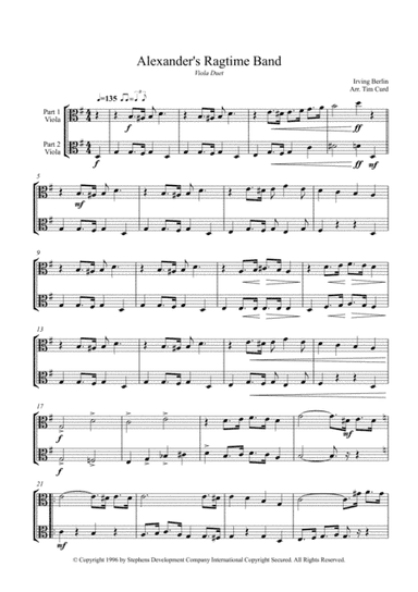 Alexander's Ragtime Band (arr. Tim Curd)