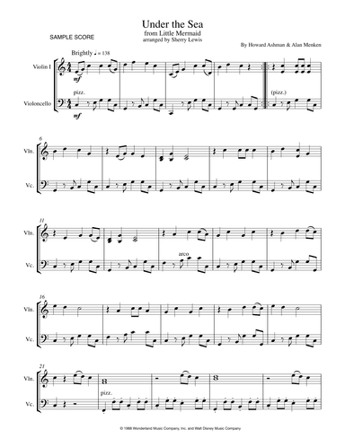 Under The Sea (arr. Sherry Lewis)