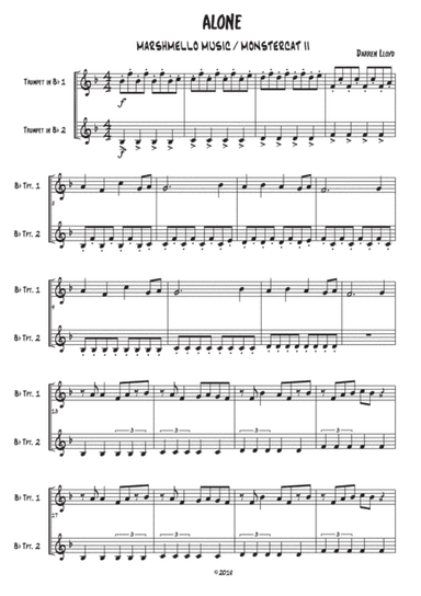 Alone (arr. Darren Lloyd)