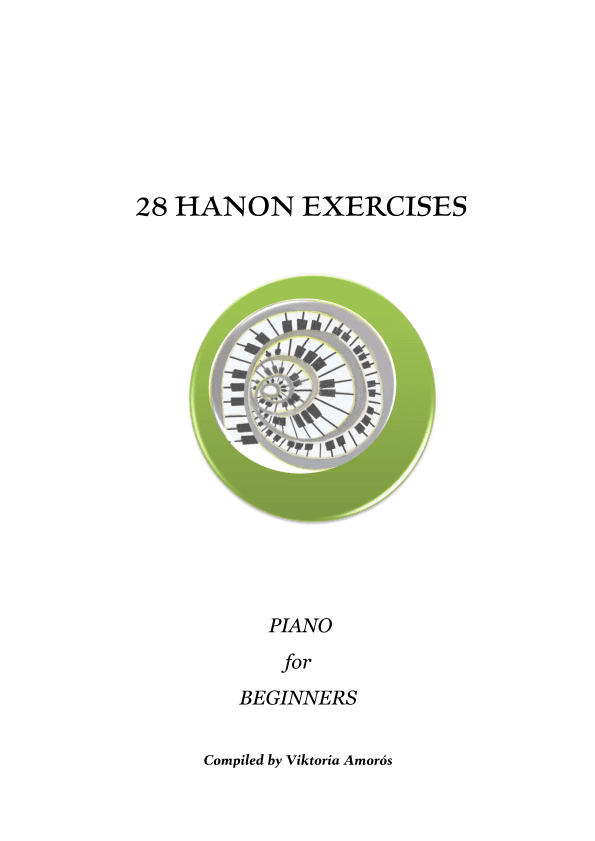 Hanon exercises Piano for beginners (arr. V.Amorós)
