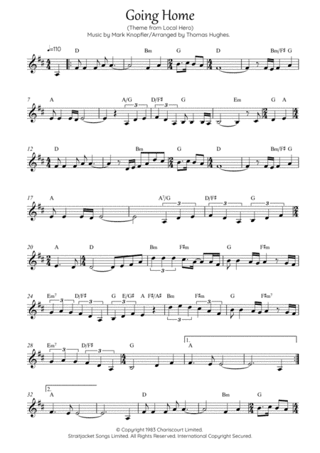 Going Home (theme From "local Hero") (arr. Thomas Hughes)