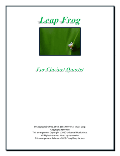 Leap Frog (arr. Cheryl Bray Jackson)