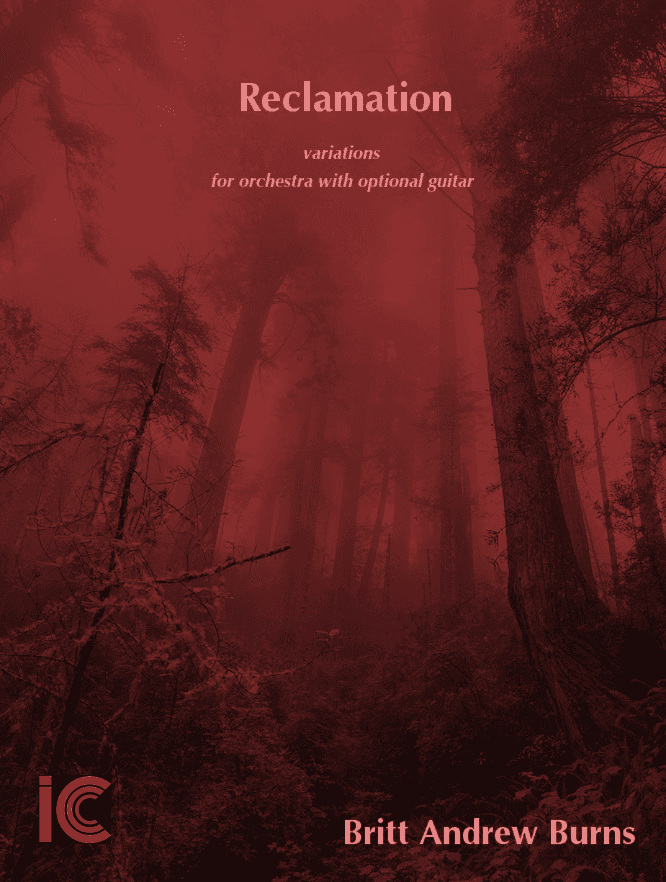 Reclamation Variations : for orchestra with optional guitar