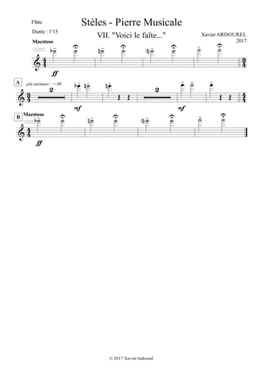 Stèles - Pierre Musicale VII