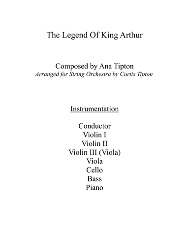 The Legend of King Arthur