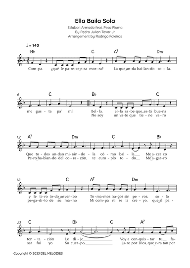 Ella Baila Sola (arr. Rodrigo Faleiros)