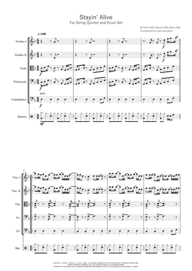 Stayin' Alive (arr. Isaac Gonçalves)
