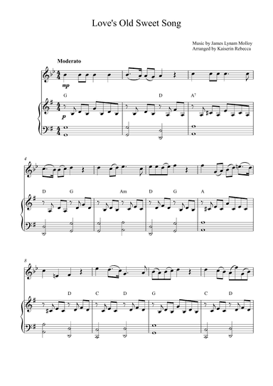 Love's Old Sweet Song (arr. Kaiserin Rebecca)