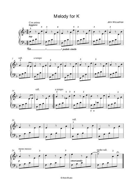 Melody for K
