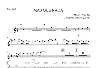 Mas Que Nada (arr. Anderson Quevedo)