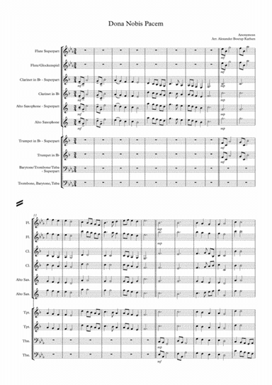 Dona Nobis Pacem (arr. Alexander Bosrup Karlsen)