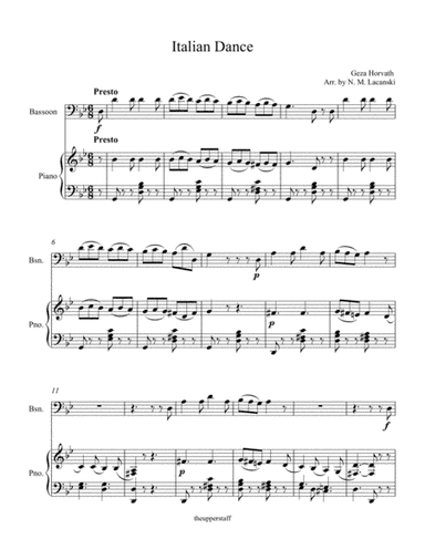 Italian Dance (arr. Nick Lacanski)