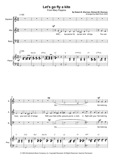 Let's Go Fly a Kite (arr. Grenville Music)