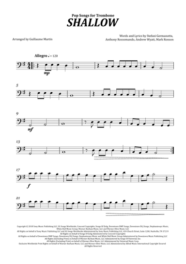 Shallow (arr. Guillaume Martin)