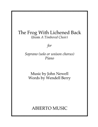 The Frog With Lichened Back