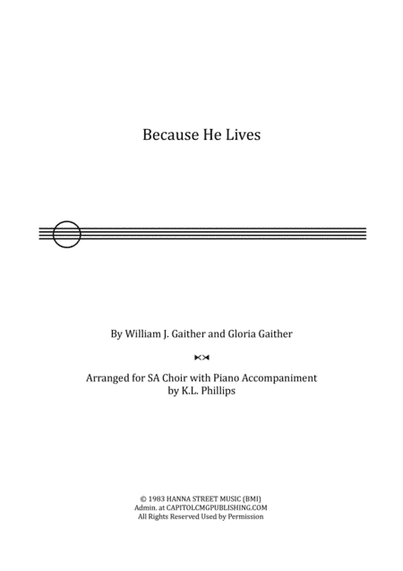 Because He Lives (arr. K.L. Phillips)