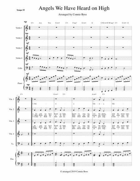 Angels We Have heard on High Strings (arr. Connie Boss)