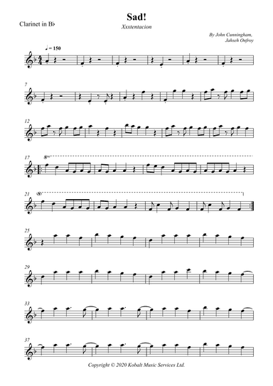 Sad! (arr. Wesley S. SIlva)
