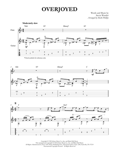 Overjoyed (arr. Mark Phillips)