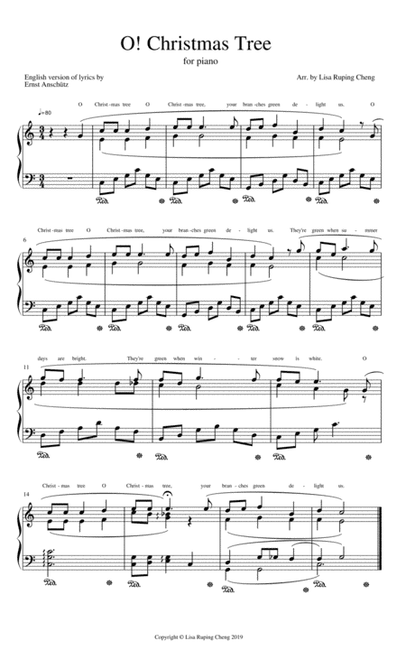 O Christmas Tree (arr. Lisa Ruping Cheng)