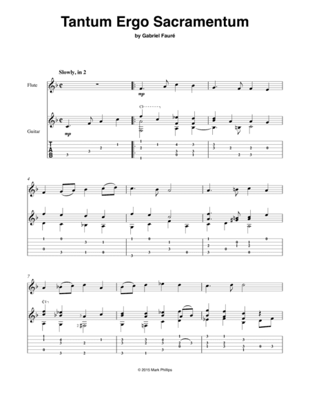 Tantum Ergo Sacramentum (arr. Mark Phillips)