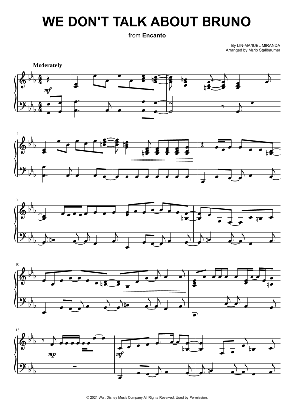We Don't Talk About Bruno (arr. Mario Stallbaumer)
