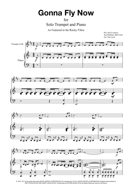 Gonna Fly Now (arr. Tim Curd)