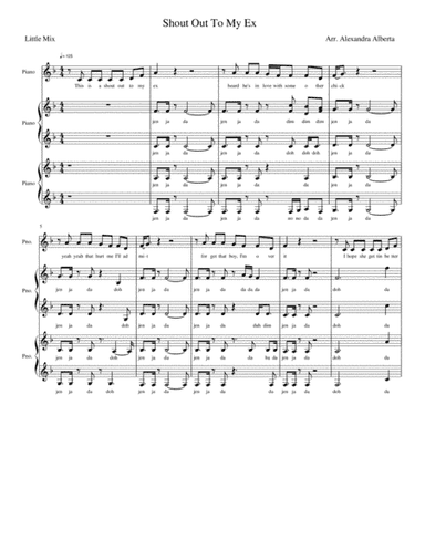 Shout Out To My Ex (arr. Alexandra Alberta)