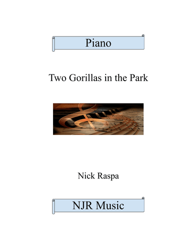 Two Gorillas in the Park