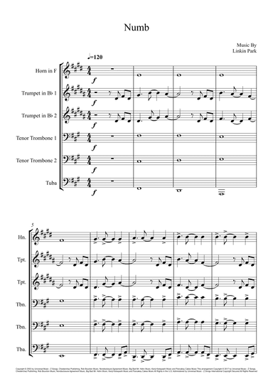 Numb (arr. João Marcos Maciel)