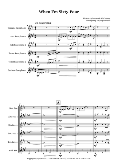 When I'm Sixty-four (arr. Kayleigh Huelin)
