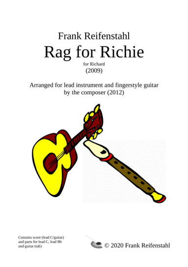 Rag for Richie (Ragtime for Lead instrument and Fingerstyle guitar)