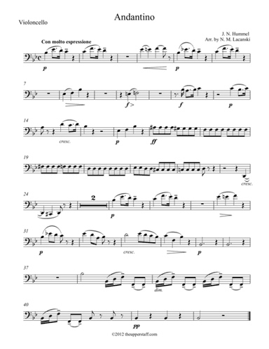 Andantino (arr. Nick Lacanski)