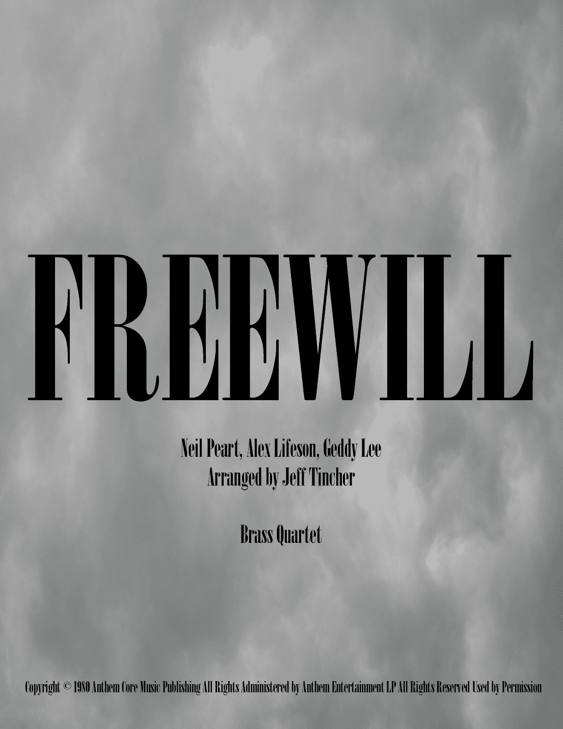 Freewill (arr. Jeff Tincher)