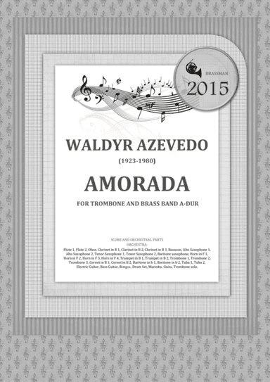 AMORADA - for Trombone and Concert Band A-dur (arr. Igor Zugrov For Concert Band)