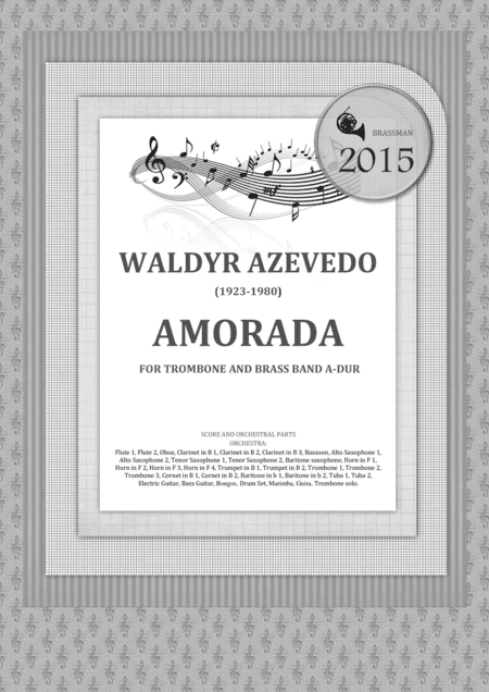 AMORADA - for Trombone and Concert Band A-dur (arr. Igor Zugrov For Concert Band)