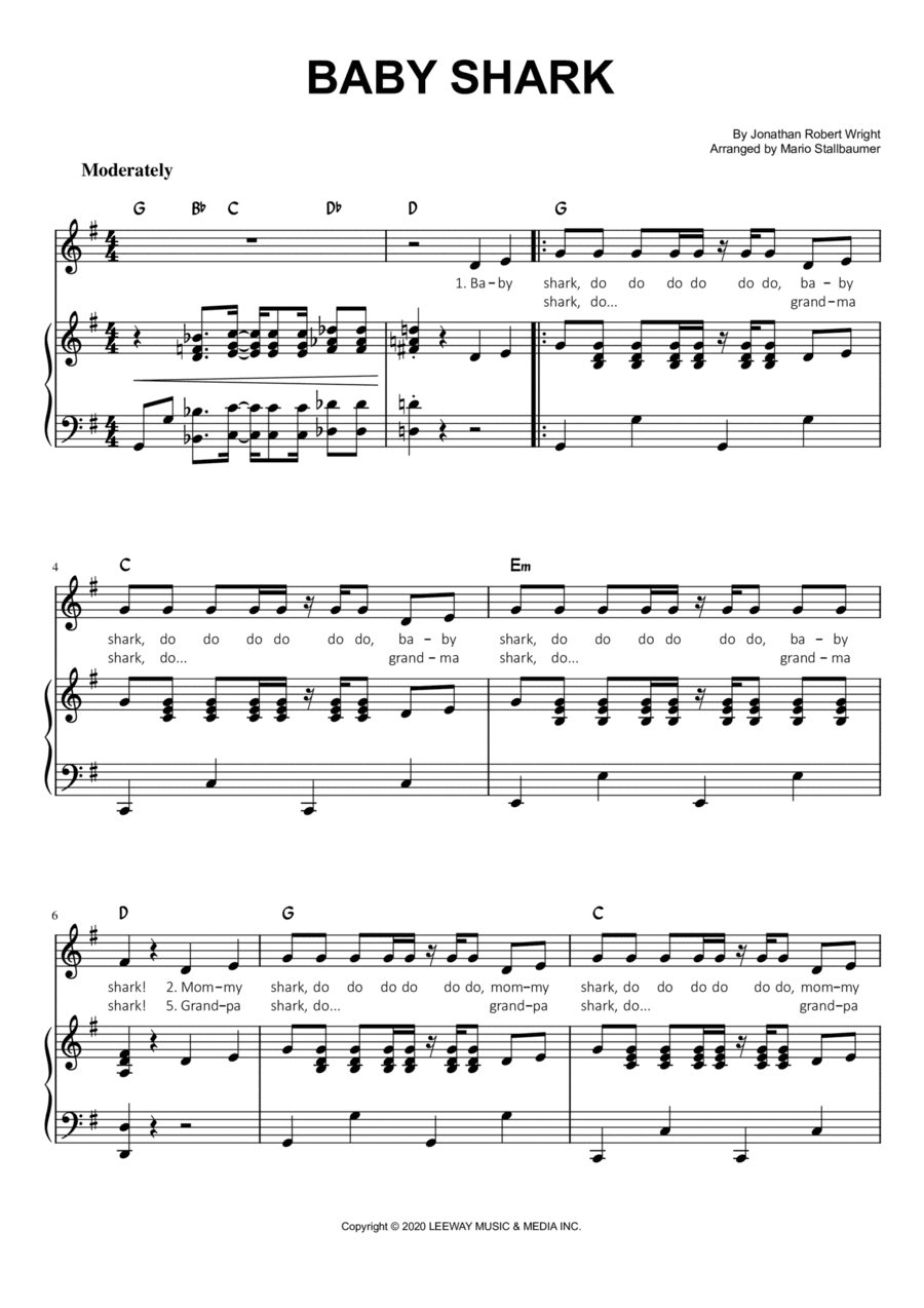 Baby Shark (arr. Mario Stallbaumer)