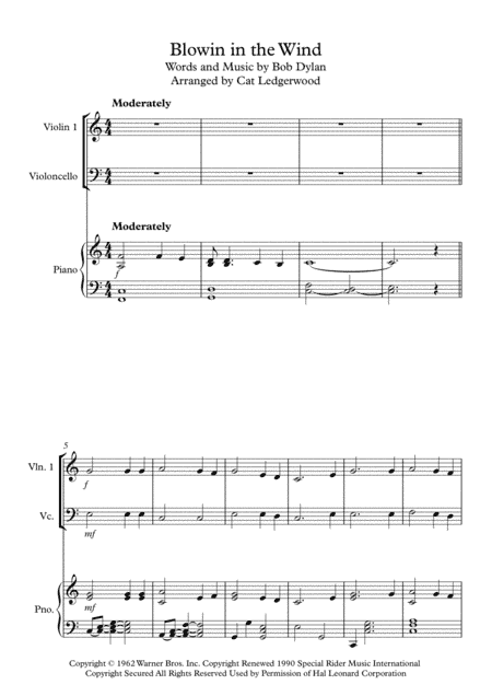 Blowin' In The Wind (arr. Cat Ledgerwood)