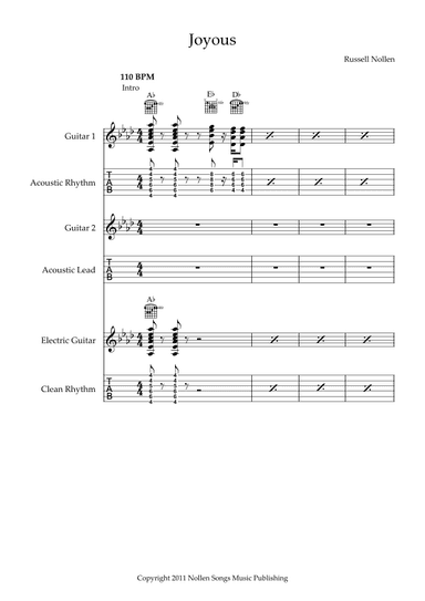 Joyous - Score Only