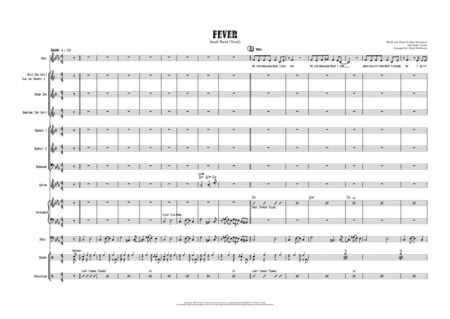 Fever (arr. Daryl McKenzie)
