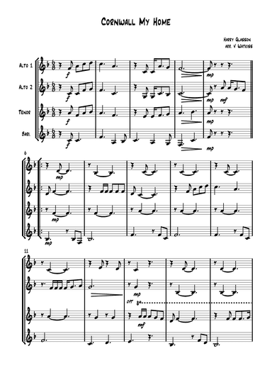 Cornwall My Home (arr. Verena Watkiss)