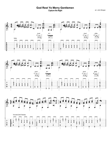 God Rest Ye Merry Gentlemen (arr. John David Morgan)
