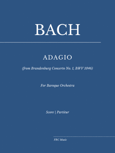 ADAGIO from Brandenburg Concerto No. 1, BWV 1046 (arr. Flavio Regis Cunha)
